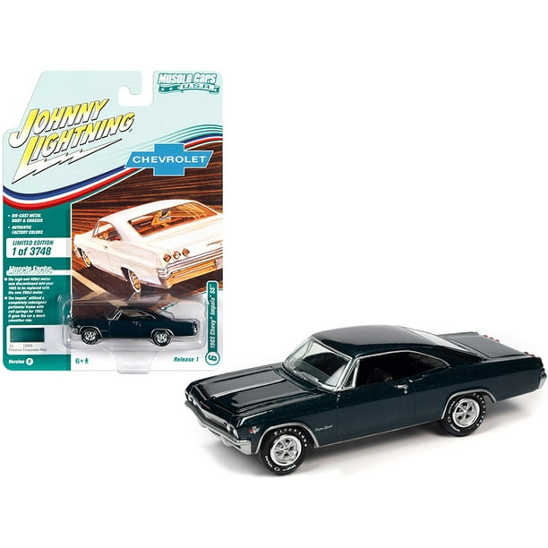 Johnny Lightning Muscle Cars 1966 Chevrolet Nova SS Green 1:64 Diecast